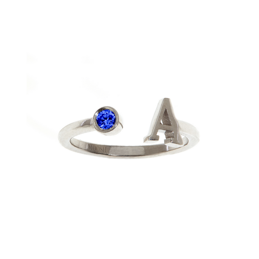 Gem Initial ring - English