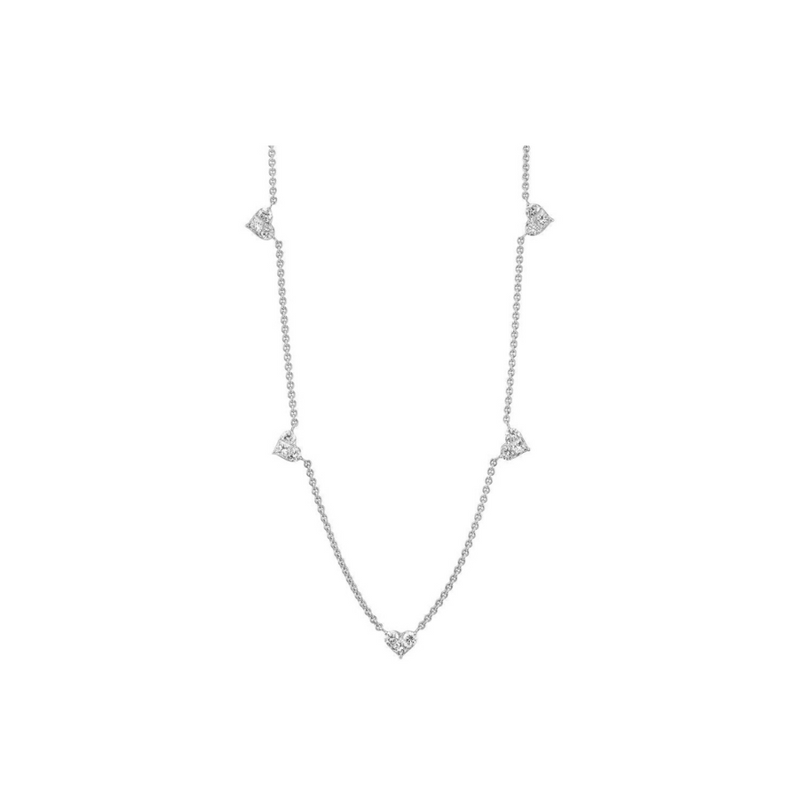 Lucky hearts Diamond Necklace