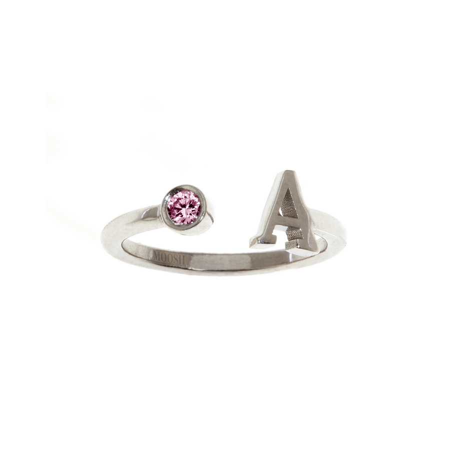 Gem Initial ring - English