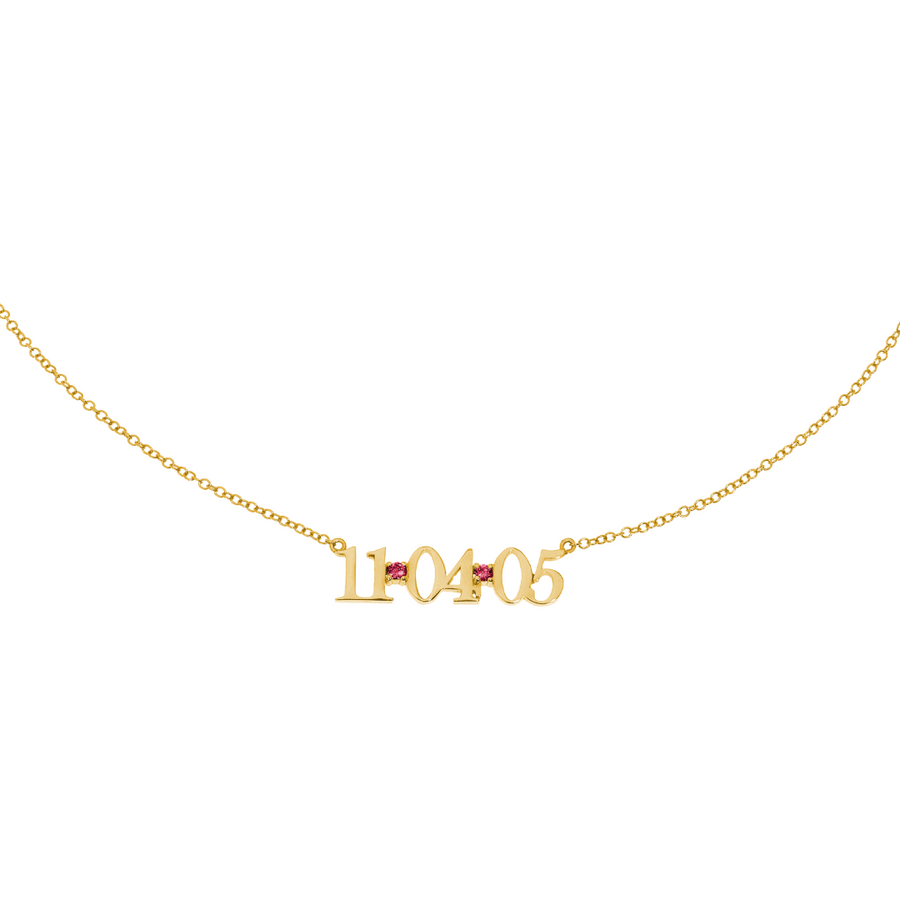 Gem Date Necklace