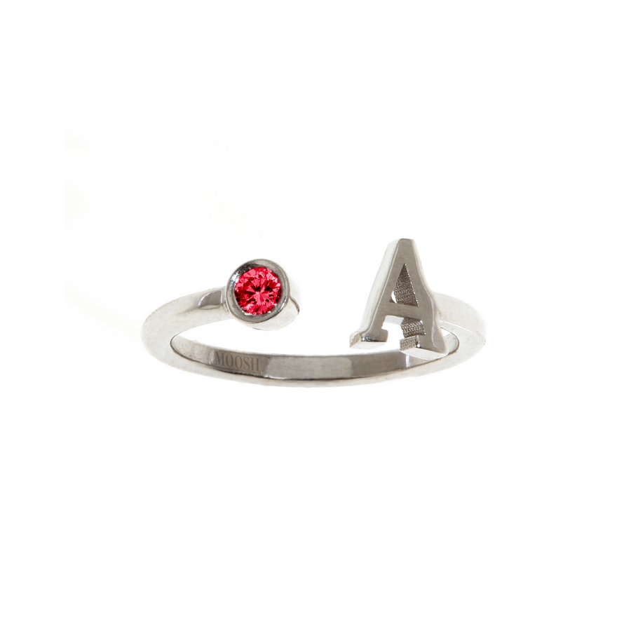 Gem Initial ring - English