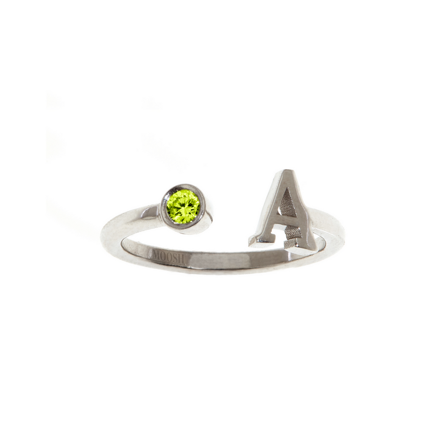 Gem Initial ring - English