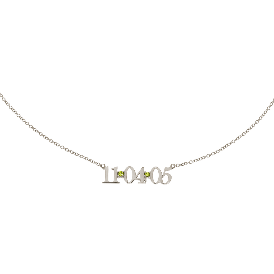 Gem Date Necklace