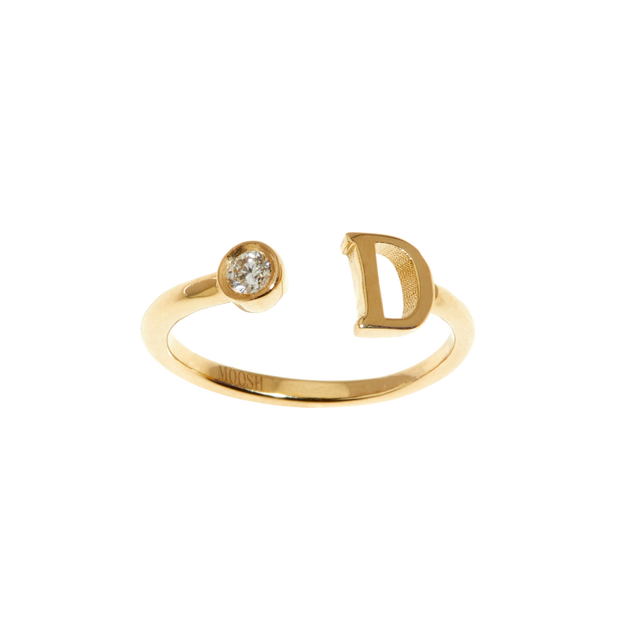 Gem Initial ring - English