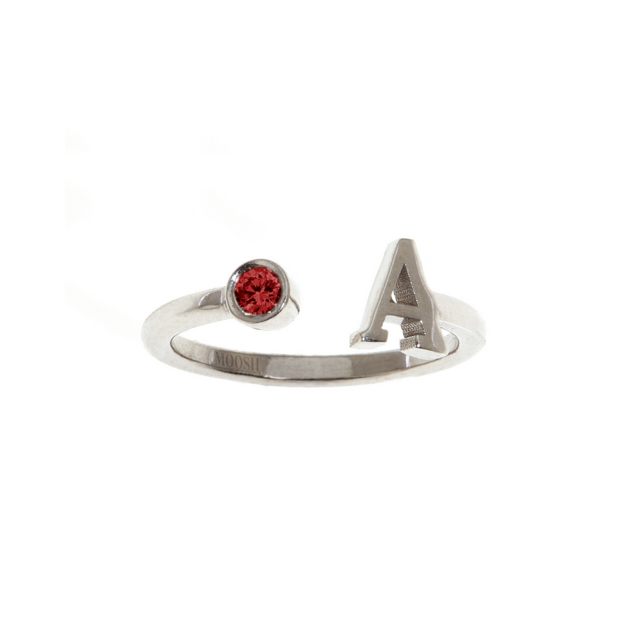 Gem Initial ring - English