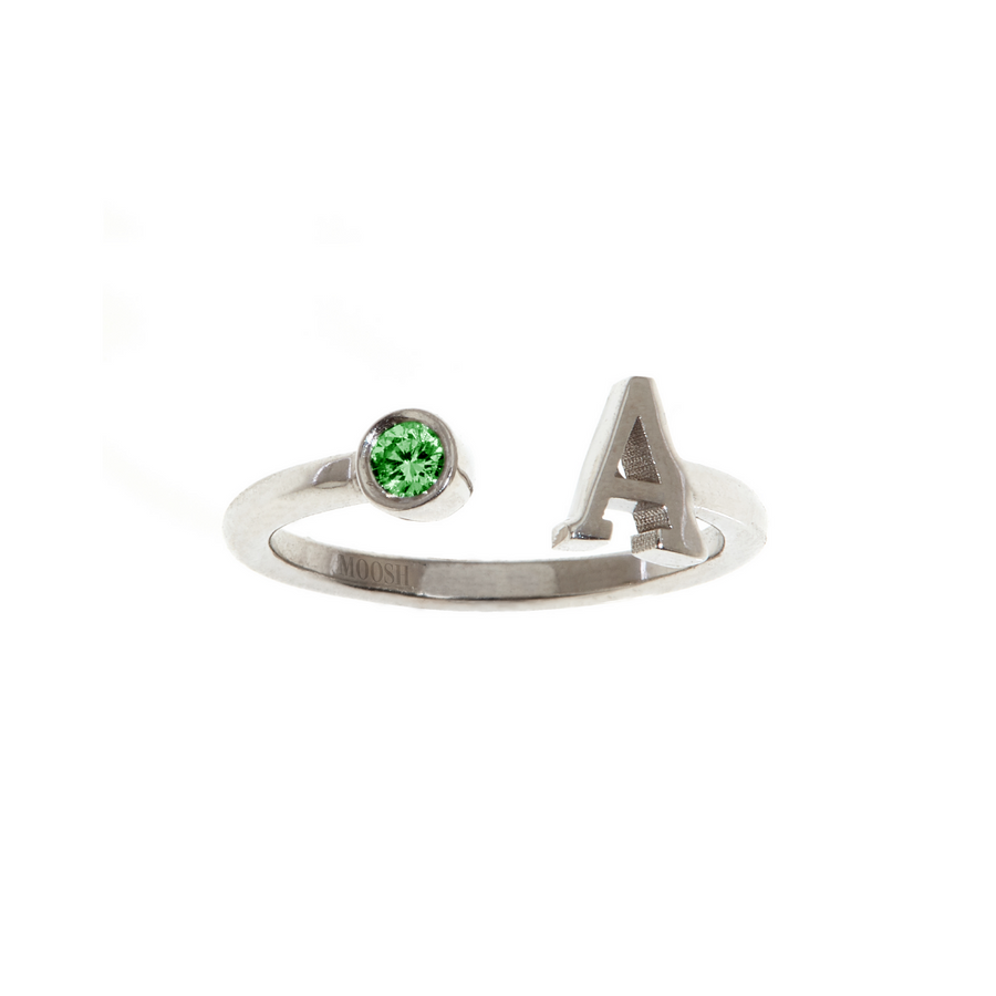 Gem Initial ring - English