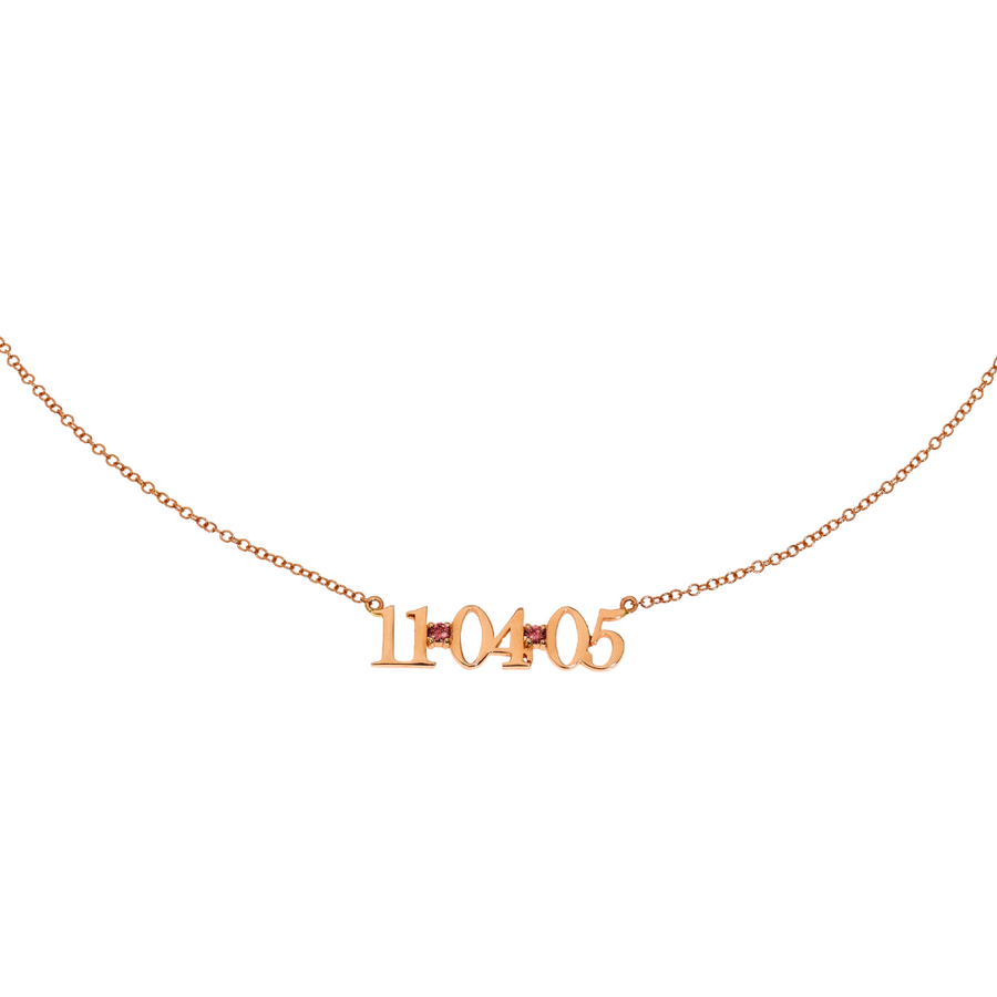 Gem Date Necklace