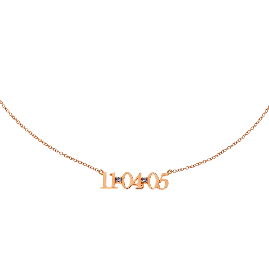 Gem Date Necklace