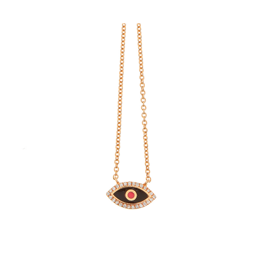 Evil Eye Black Necklace